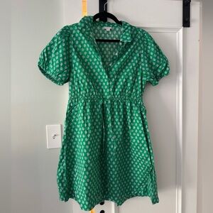 J. Crew Factory Green Mini Dress